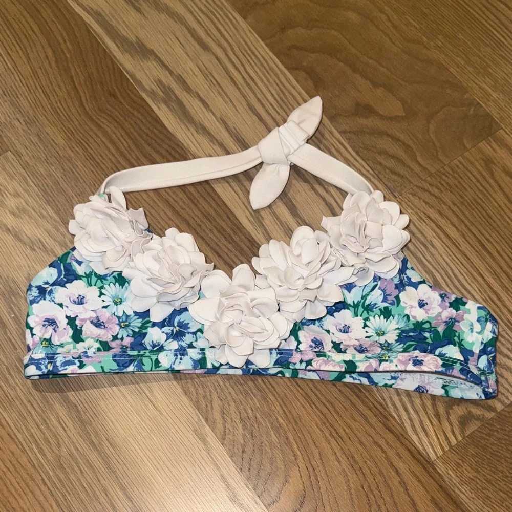 Janie and Jack Recycled Floral Rosette Bikini